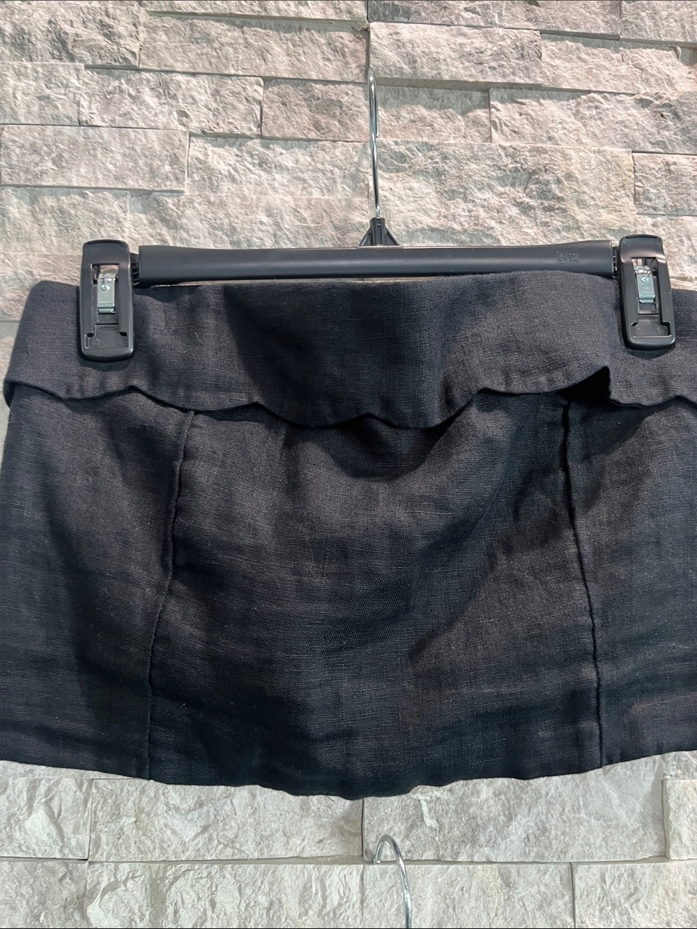 Abercrombie & Fitch Linen-Blend Black Outfit Sz-S - Picture 8 of 16